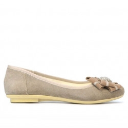 Ballerines femme 181 sable velours