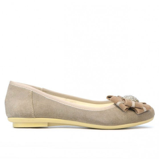 Ballerines femme 181 sable velours