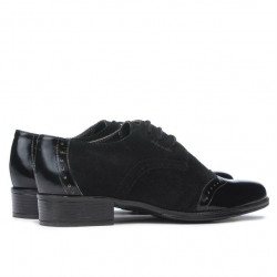 Chaussures décontractées femme 691 vernis noir combiné