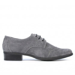 Chaussures femme 691 velours gris