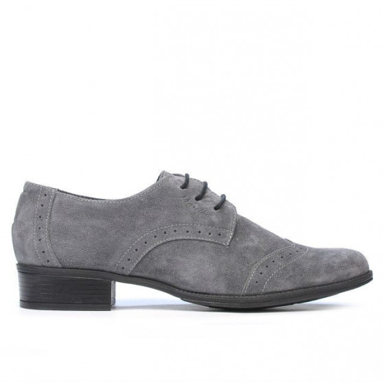 Chaussures femme 691 velours gris