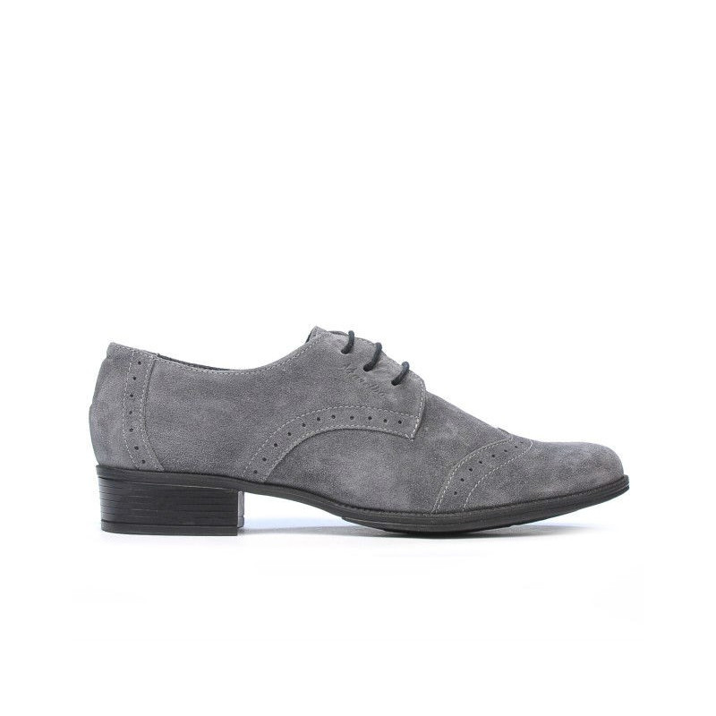Chaussures femme 691 velours gris