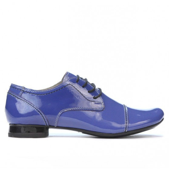 Chaussures casual femme 180 vernis bleu