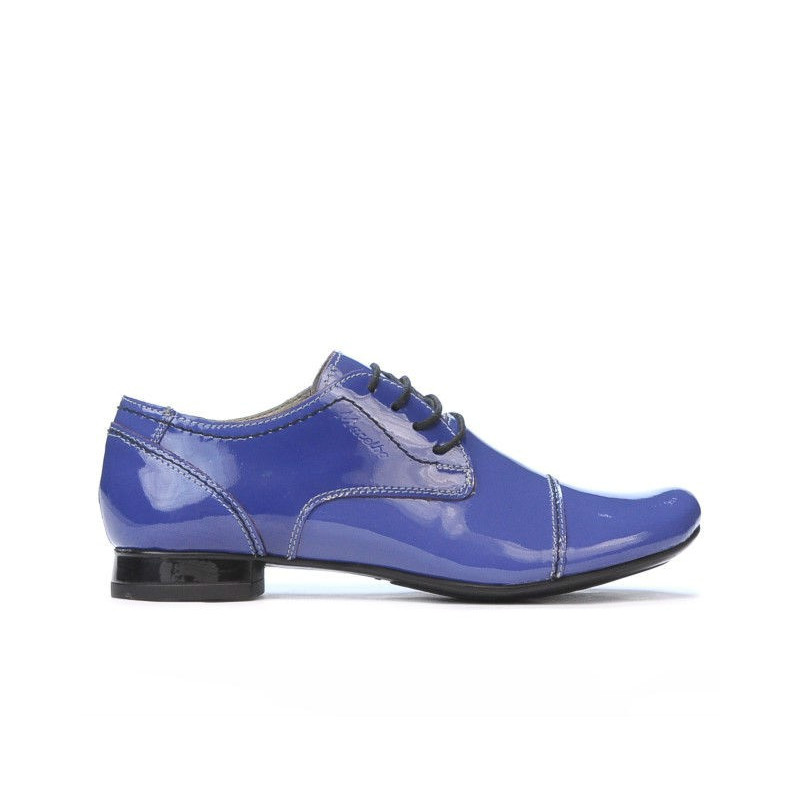 Chaussures casual femme 180 vernis bleu