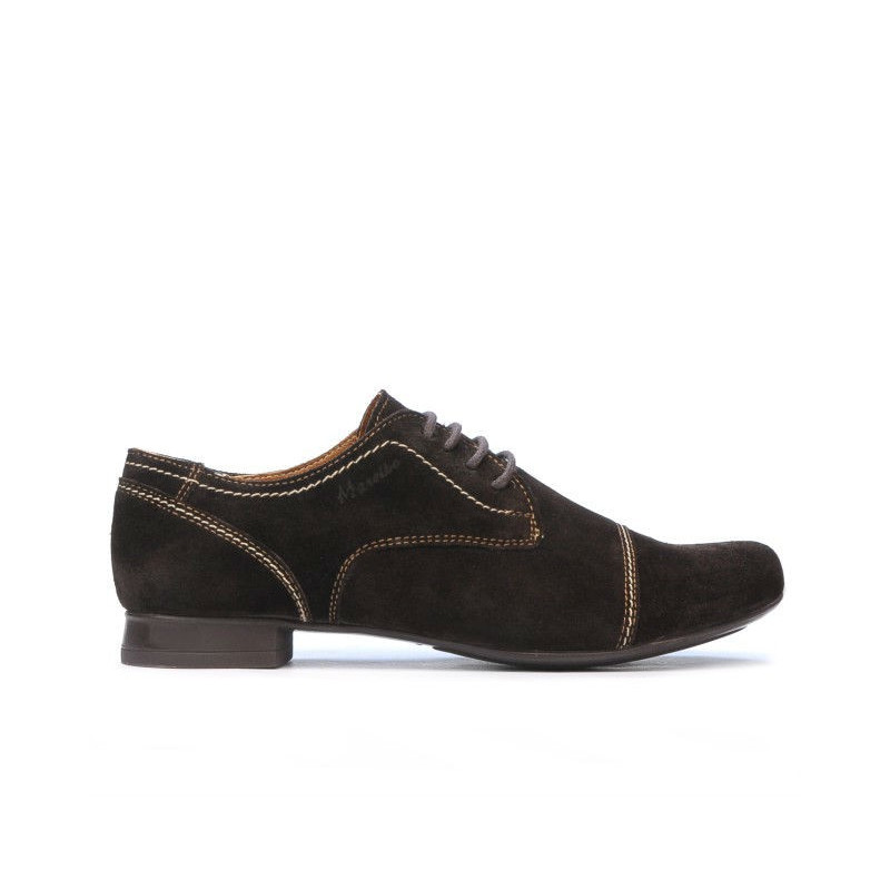 Chaussures casual femme 180 café velours