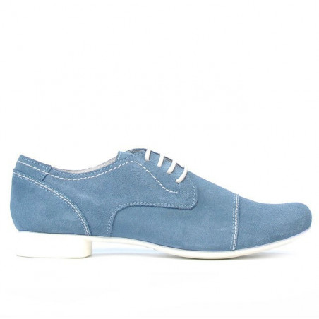 Chaussures casual femme 180 bleu velours