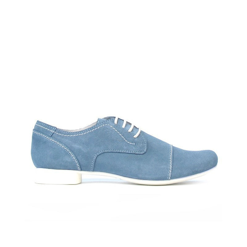 Chaussures casual femme 180 bleu velours