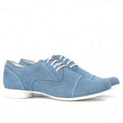Chaussures casual femme 180 bleu velours