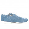 Chaussures casual femme 180 bleu velours