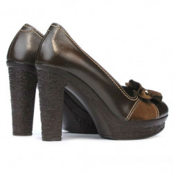 Chaussures décontractées femme 175 café combiné