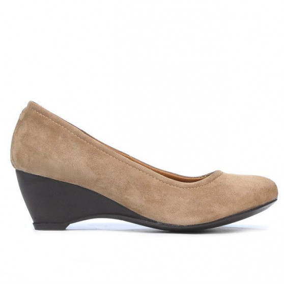 Chaussures décontractées femme 152-1 capucino velours