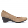 Chaussures décontractées femme 152-1 capucino velours