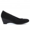 Chaussures décontractées femme 152-1 noir velours
