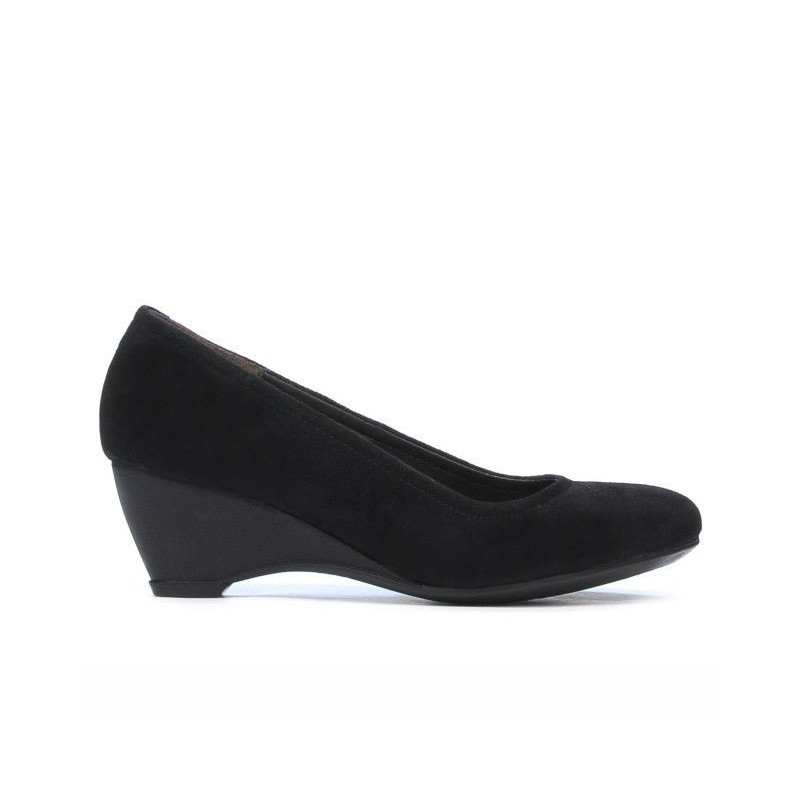 Chaussures décontractées femme 152-1 noir velours