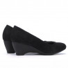 Chaussures décontractées femme 152-1 noir velours