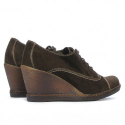 Chaussures décontractées femme 609 velours café
