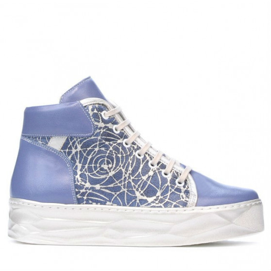 Bottines femme 3311 bleu combiné Bottines femme 3311 bleu combiné