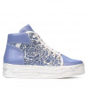 Bottines femme 3311 bleu combiné