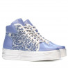 Bottines femme 3311 bleu combiné