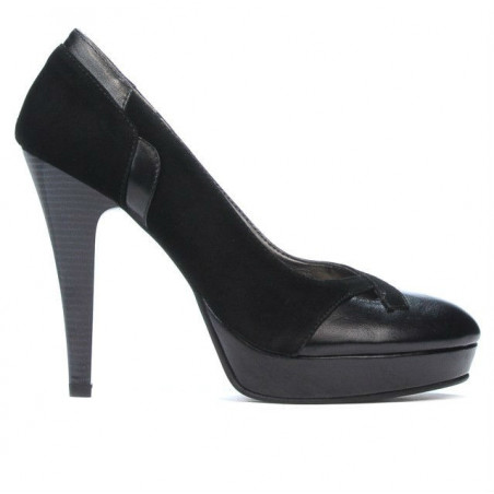 Chaussures élégantes femme 1092-1 noir antilope