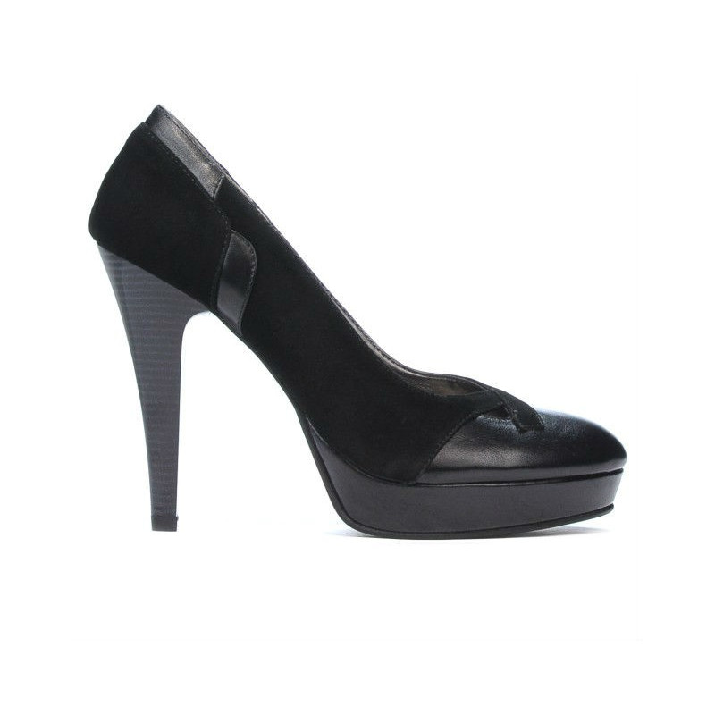 Chaussures élégantes femme 1092-1 noir antilope