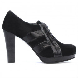Chaussures élégantes femme 1211 noir antilope combiné
