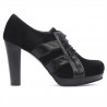 Chaussures élégantes femme 1211 noir antilope combiné