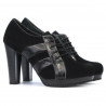 Chaussures élégantes femme 1211 noir antilope combiné