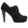 Chaussures élégantes femme 1091 noir antilope
