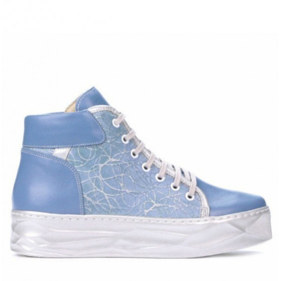 Bottes femme 3311 bleu combiné 1 Bottes femme 3311 bleu combiné 1
