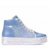 Bottes femme 3311 bleu combiné 1