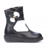 Bottes enfants petits 20c noir+blanc