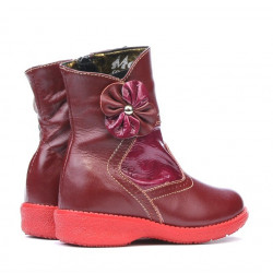Bottes petits enfants 20c bordeaux