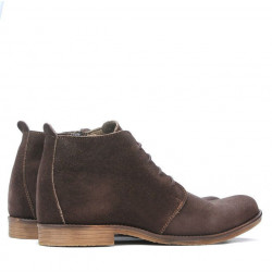 Bottes hommes 412 café velours