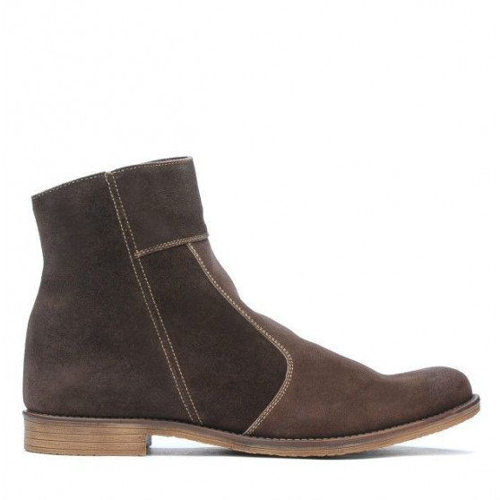 Bottes hommes 413 café velours