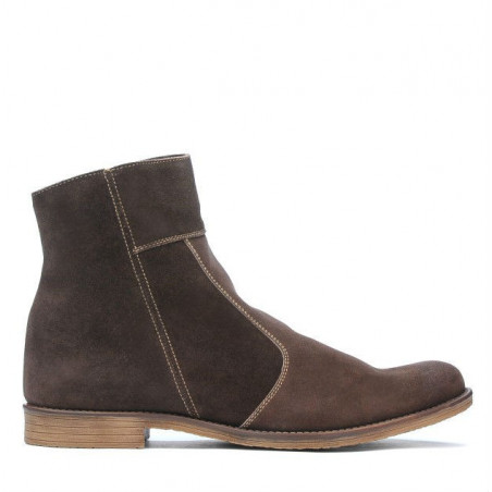 Bottes hommes 413 café velours