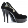Chaussures élégantes femme 1201 noir antilope combiné