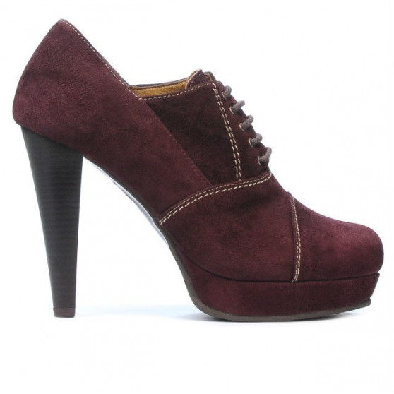 Chaussures élégantes femme 1091 bordeaux antilope Chaussures élégantes femme 1091 bordeaux antilope