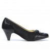 Chaussures élégantes femme 1064 noir+noir antelope