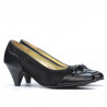 Chaussures élégantes femme 1064 noir+noir antelope
