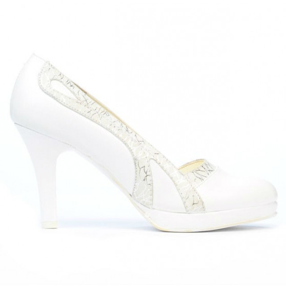 Chaussures élégantes femme 1208pl blanc combiné Chaussures élégantes femme 1208pl blanc combiné