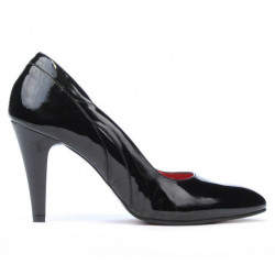 Chaussures élégantes femme 1218 vernis noir