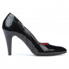 Chaussures élégantes femme 1218 vernis noir