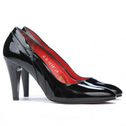 Chaussures élégantes femme 1218 vernis noir