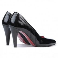 Chaussures élégantes femme 1218 vernis noir
