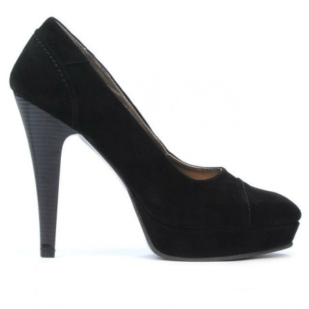 Chaussures élégantes femme 1082-1 noir antilope