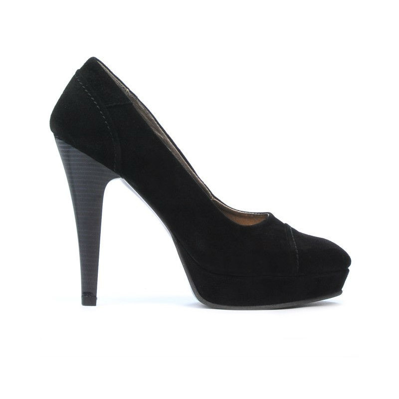 Chaussures élégantes femme 1082-1 noir antilope