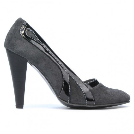 Chaussures élégantes femme 1208 gris antilope combiné Chaussures élégantes femme 1208 gris antilope combiné