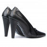 Chaussures élégantes femme 1208 noir+vernis noir