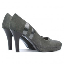 Chaussures élégantes femme 1086 gris antilope